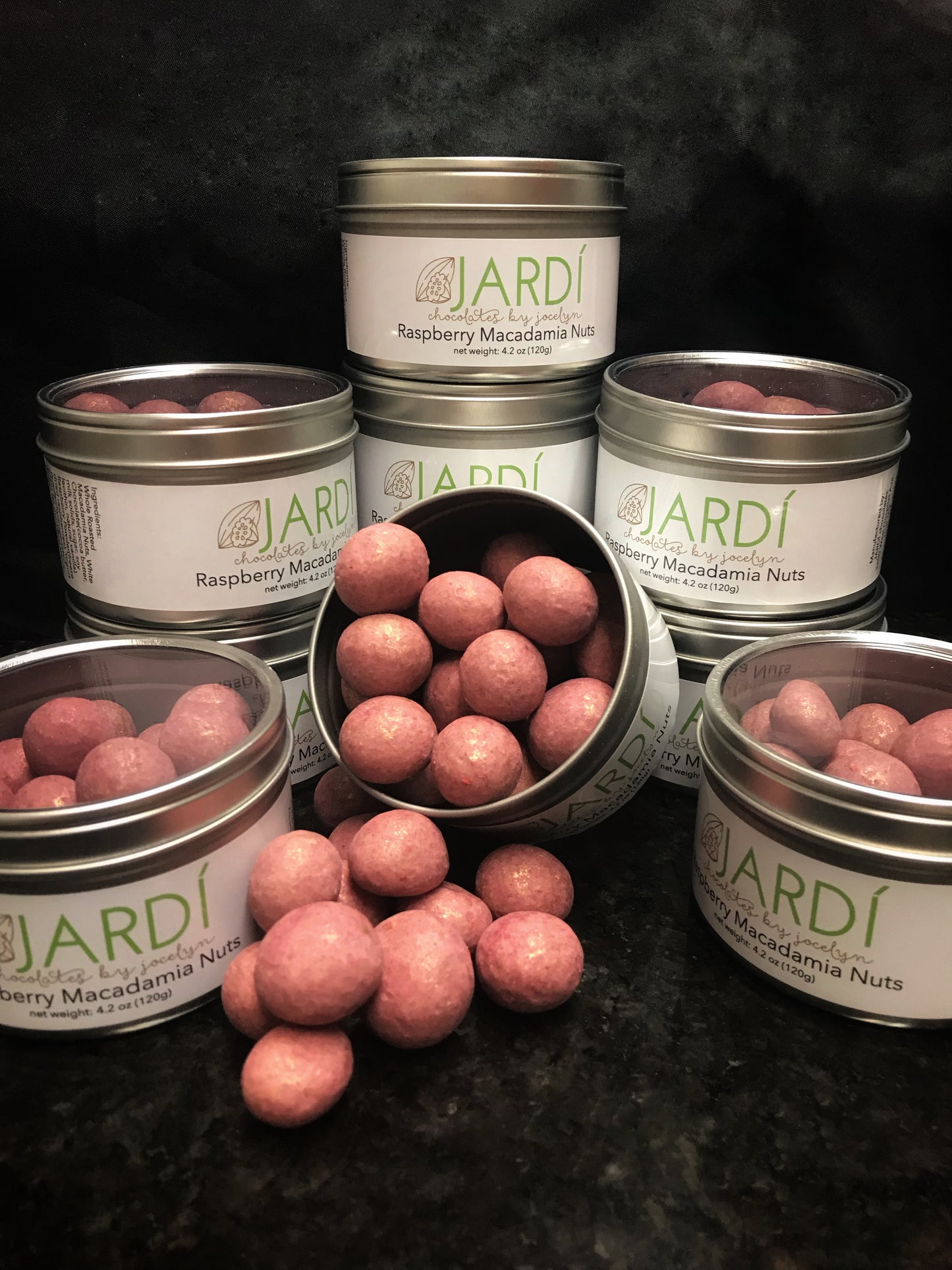 Raspberry Macadamia Nuts